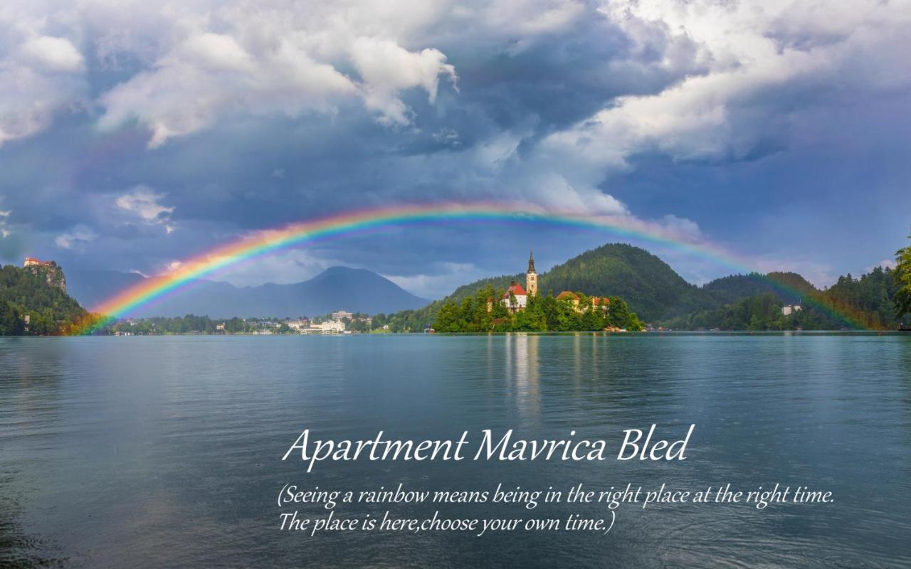 Apartment Mavrica Bled, Quiet Location, With A View Of The Lake Zewnętrze zdjęcie